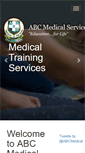 Mobile Screenshot of abcmedicalservices.co.uk